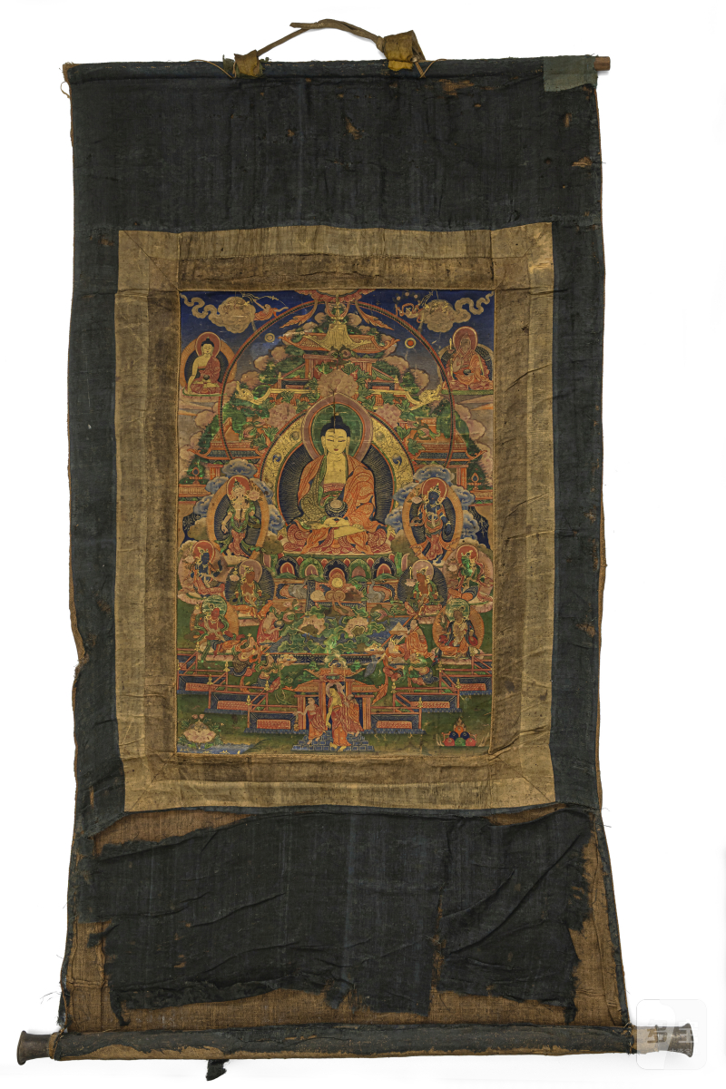 A THANGKA DEPICTING BUDDHA AMITABHA - 图5